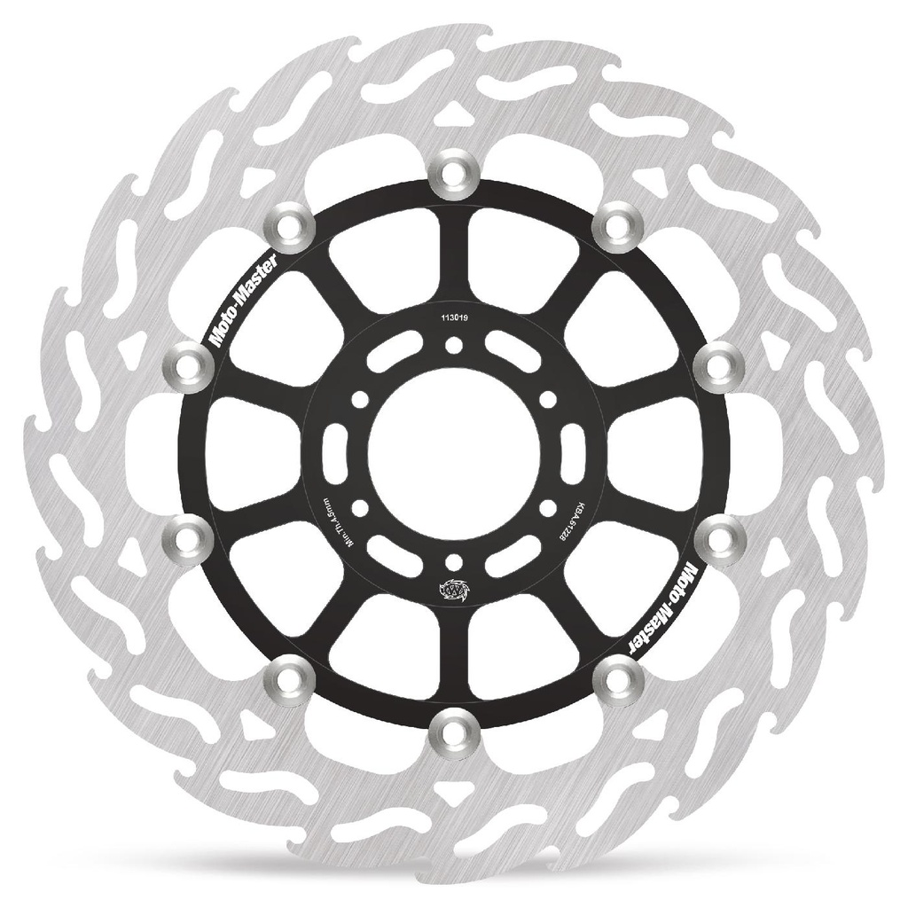 Moto-Master : Flame Road disc | Floating | Front | Left | Honda: CBR1100XX Blackbird, X Eleven 1100