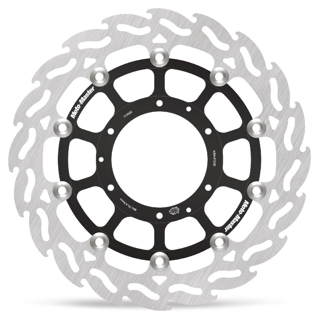 Moto-Master : Flame Road disc | Floating | Front | Right | Honda: CBR600F/Sport, CB900 Hornet
