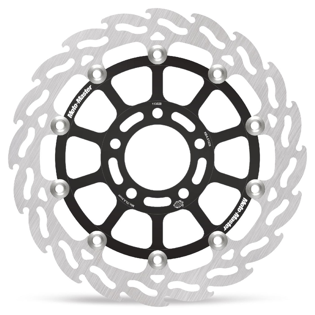 Moto-Master :  Flame front disc right Suzuki: GS600F Bandit, GSX600F/FM, RF600R, SV650S, GSX750F/FL/Slingshot