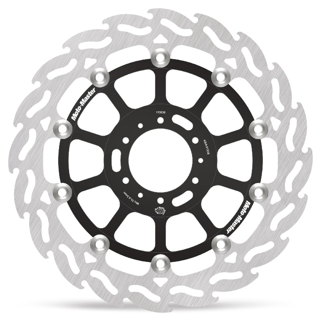 Moto-Master : Flame Road disc | Floating | Front | Right | Honda: CBR 900 RR, CBR 600 F, VFR 800