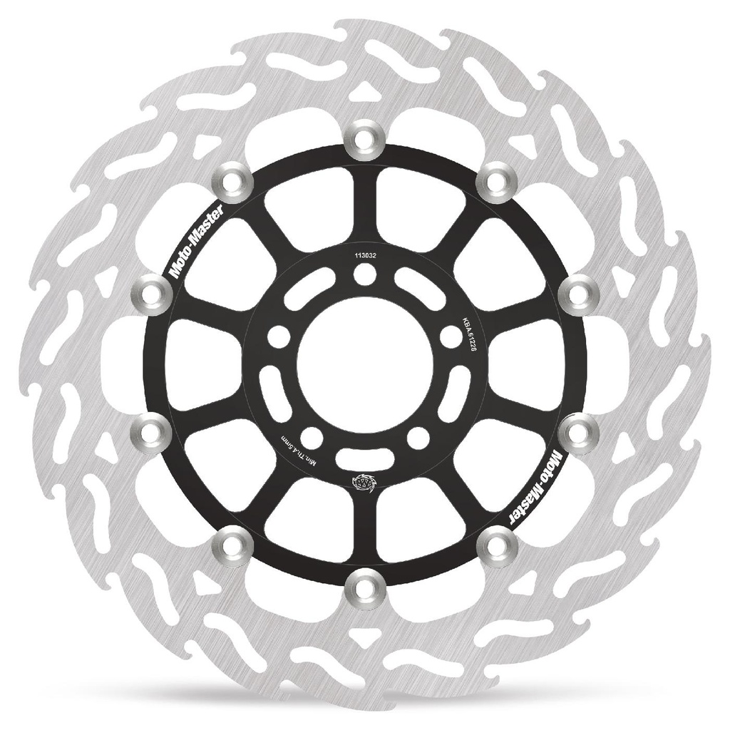Moto-Master : Flame Road disc | Floating | Front | Right | Kawasaki: ZXR 400-750, ZRX 1100-1200