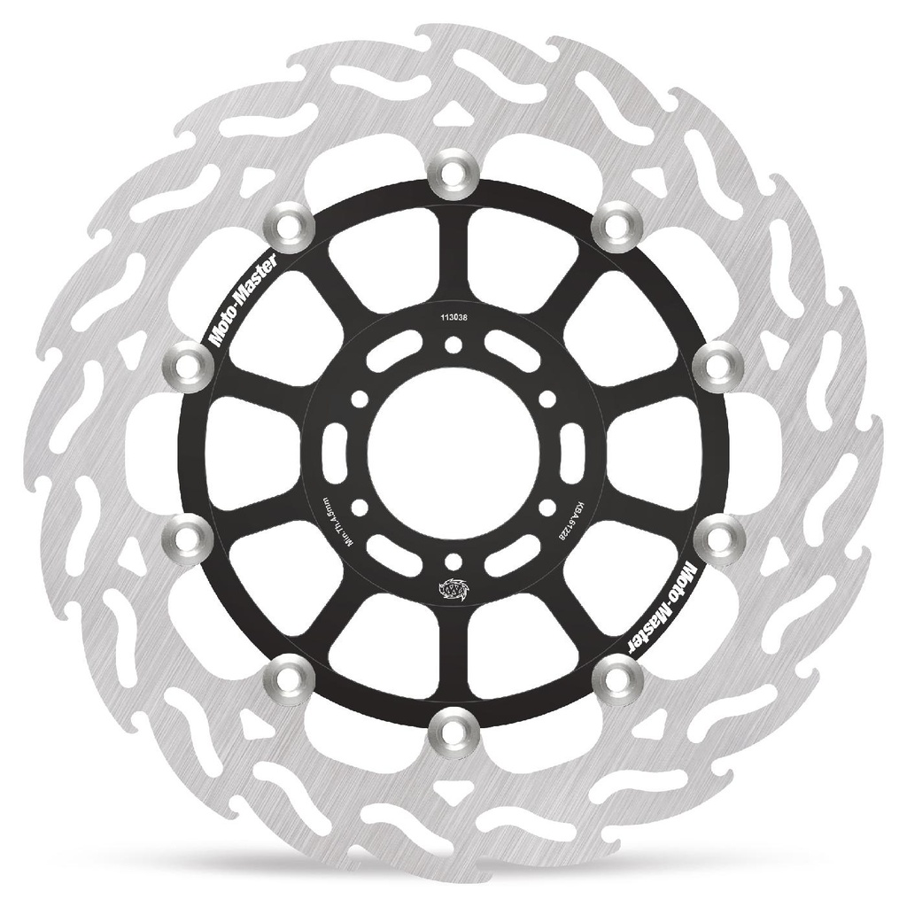 Moto-Master : Flame Road disc | Floating | Front | Right | Honda: CBR1100XX Blackbird, X Eleven 1100