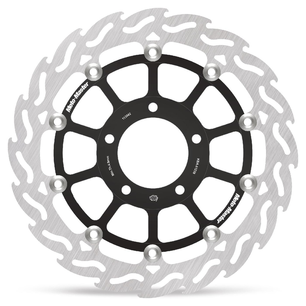 Moto-Master : Flame Road disc | Floating | Front | Left | Triumph: T955 Daytona/Speed Triple, T1050 Sprint ST