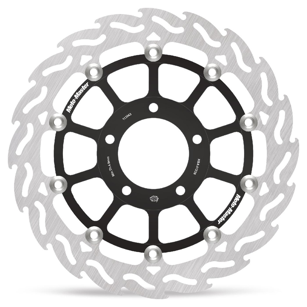 Moto-Master : Flame Road disc | Floating | Front | Right | Triumph: T955 Daytona/Speed Triple, T1050 Sprint ST