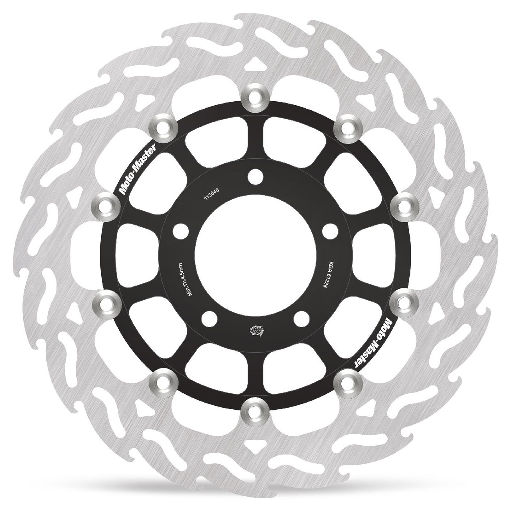 Moto-Master : Flame Road disc | Floating | Front | Right | Triumph: Daytona, Speed Four