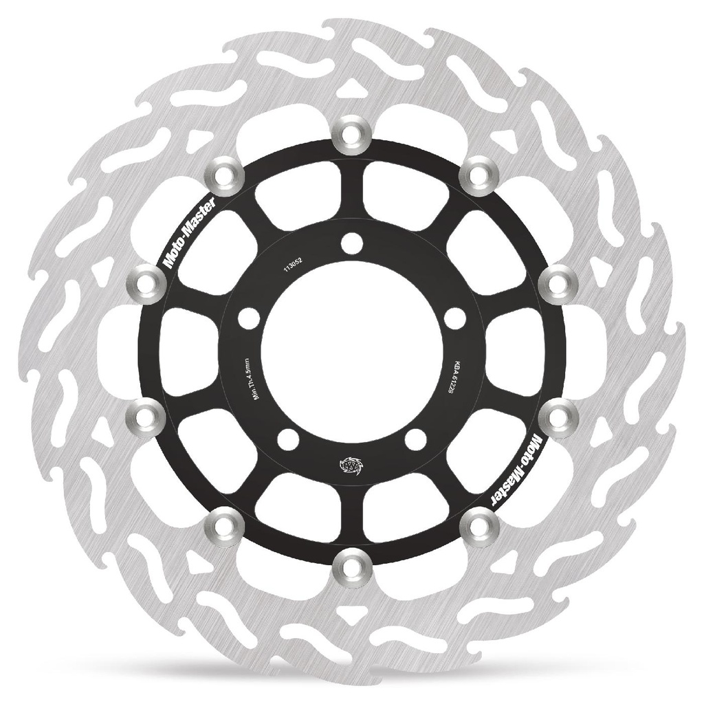 Moto-Master : Flame Road disc | Floating | Front | Right | Triumph: Daytona 675, Street Triple 675/R