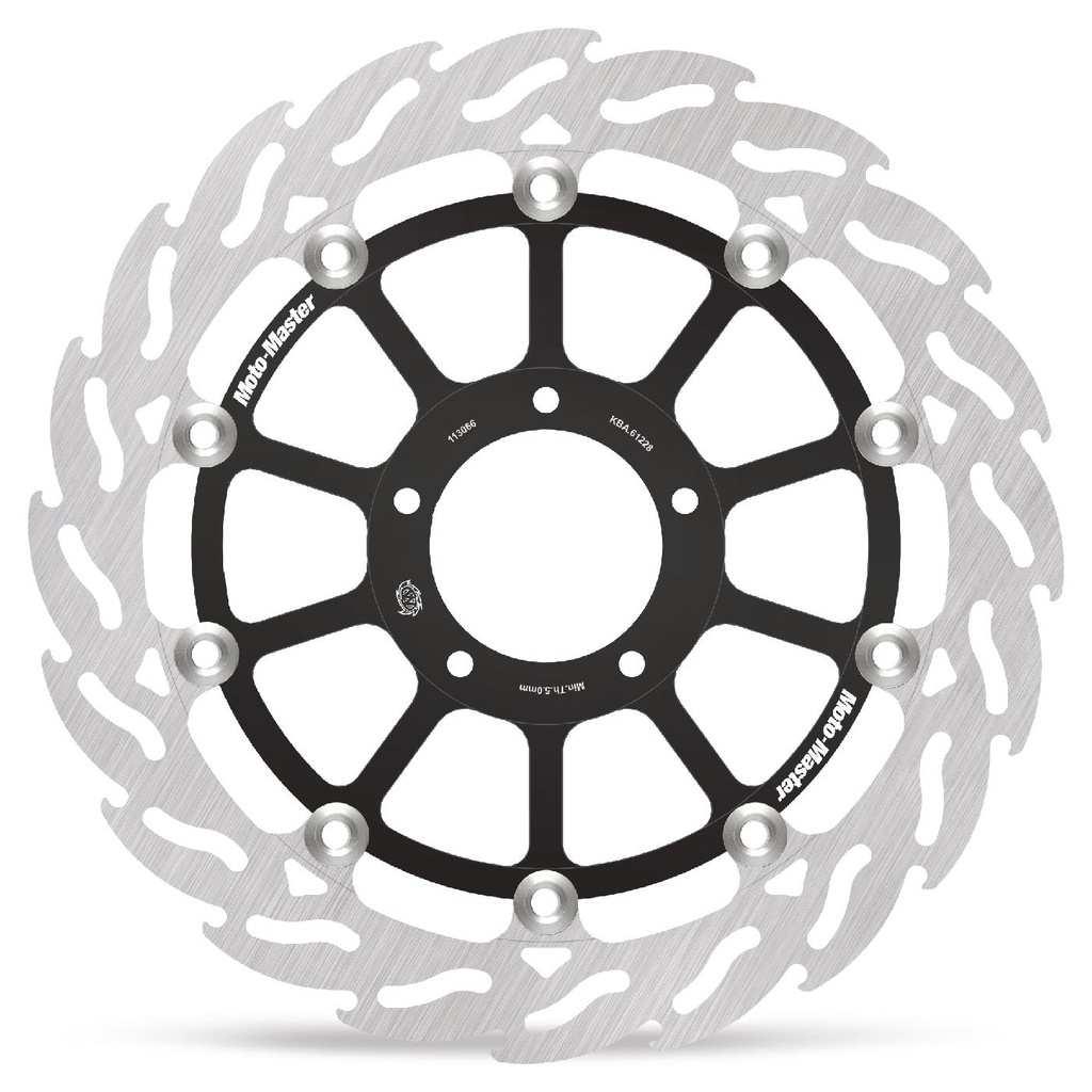 Moto-Master : Racing Flame Road disc | Floating | Front | Left | Ducati: 749, 999