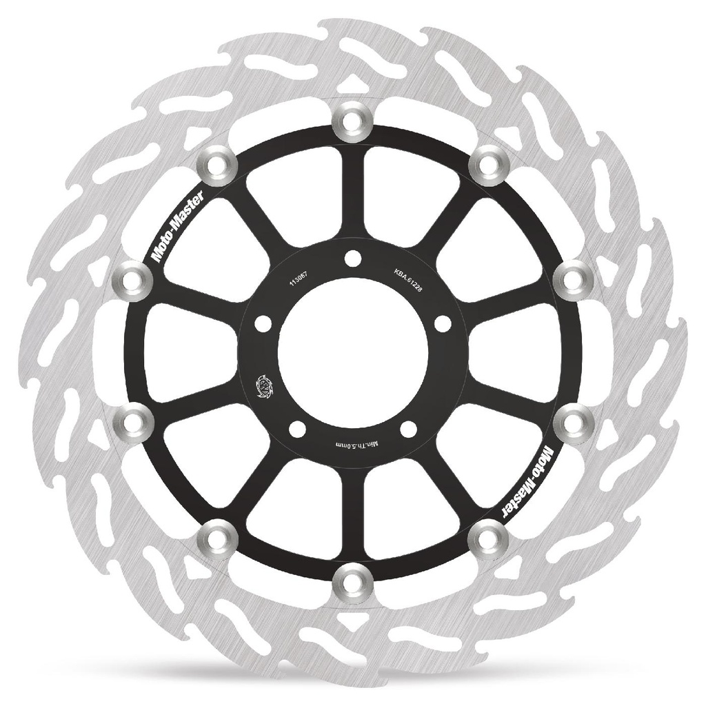 Moto-Master : Racing Flame Road disc | Floating | Front | Right | Ducati: 749, 999