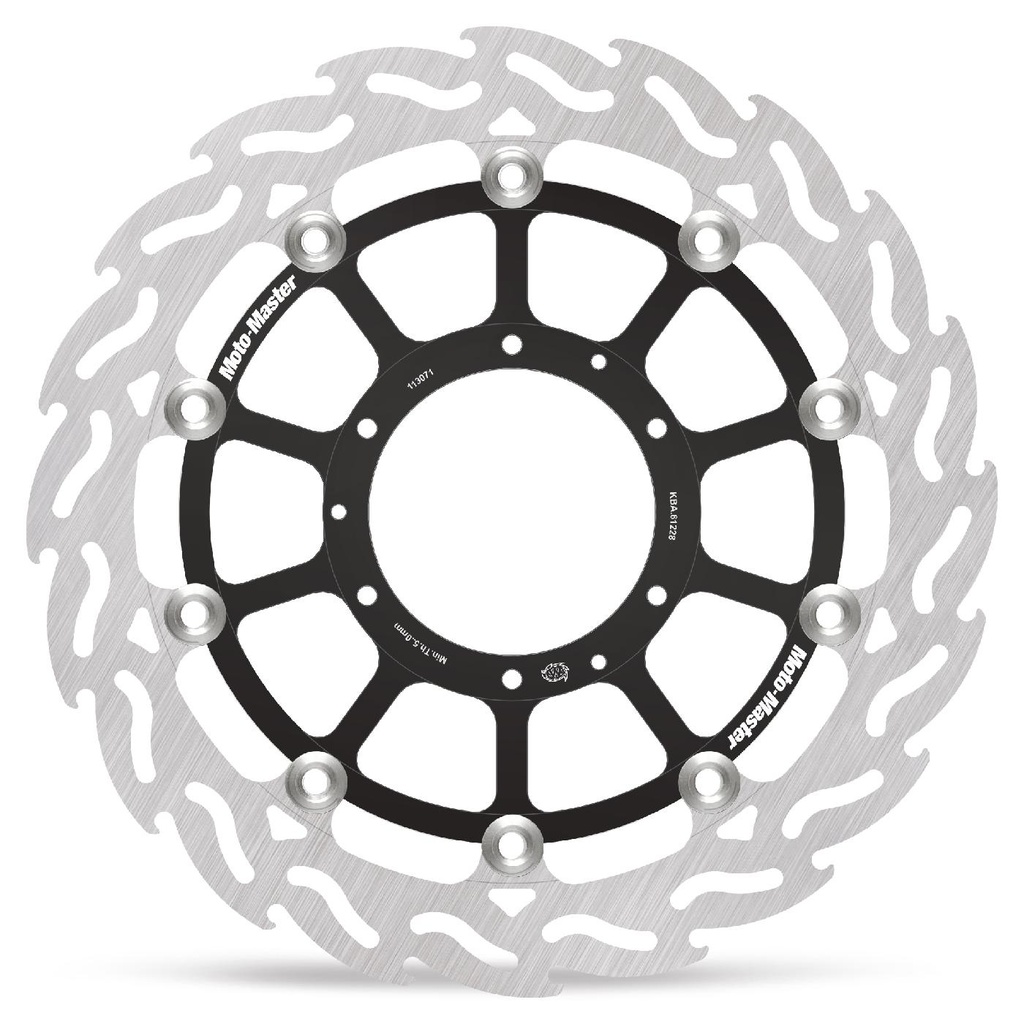 Moto-Master : Racing Flame Road disc | Floating | Front | Right | Honda: CBR1000 2008