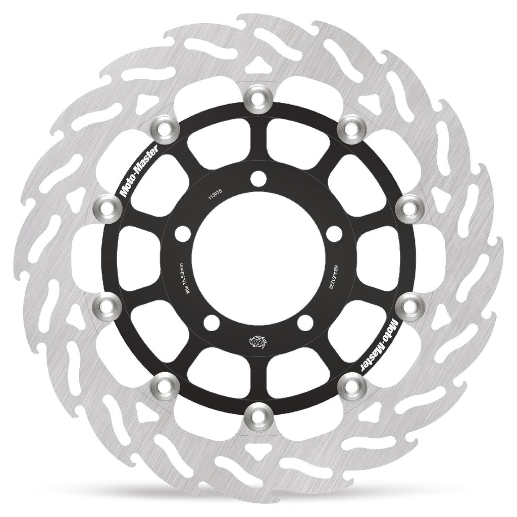 Moto-Master : Racing Flame Road disc | Floating | Front | Right | Triumph: Daytona 675 2007