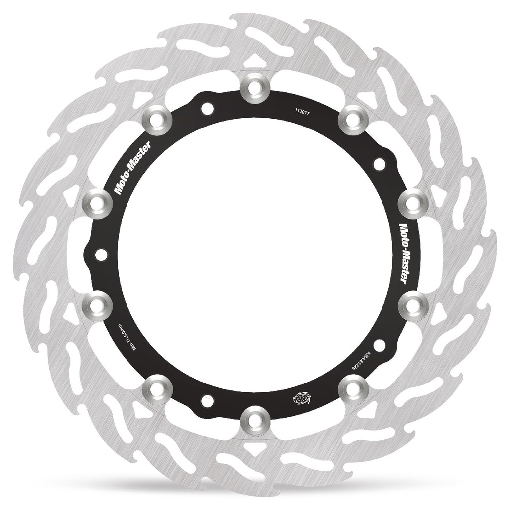 Moto-Master : Racing Flame Road disc | Floating | Front | Right | BMW: S1000RR