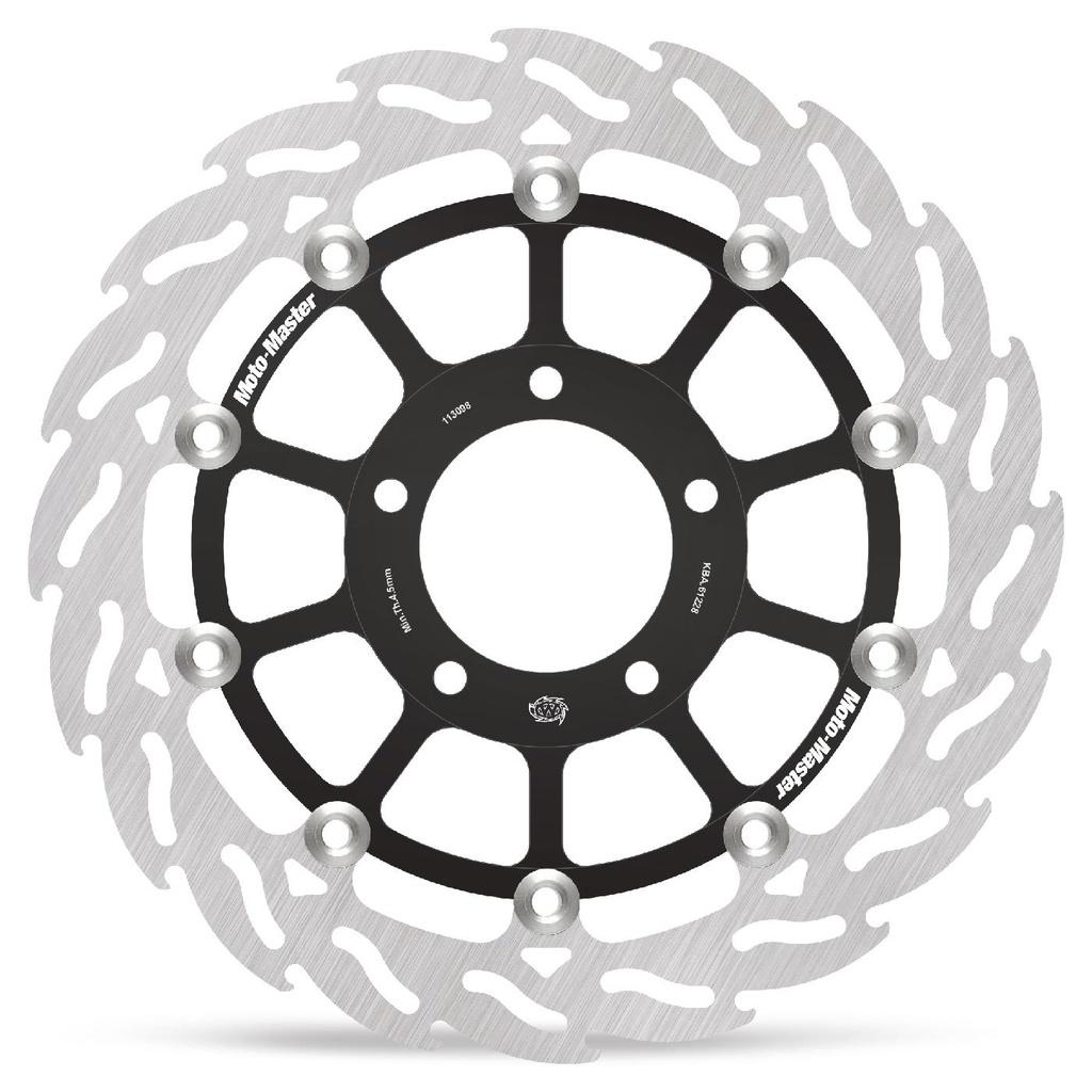 Moto-Master : Flame Road disc | Floating | Front | Right | Triumph: Tiger 1050