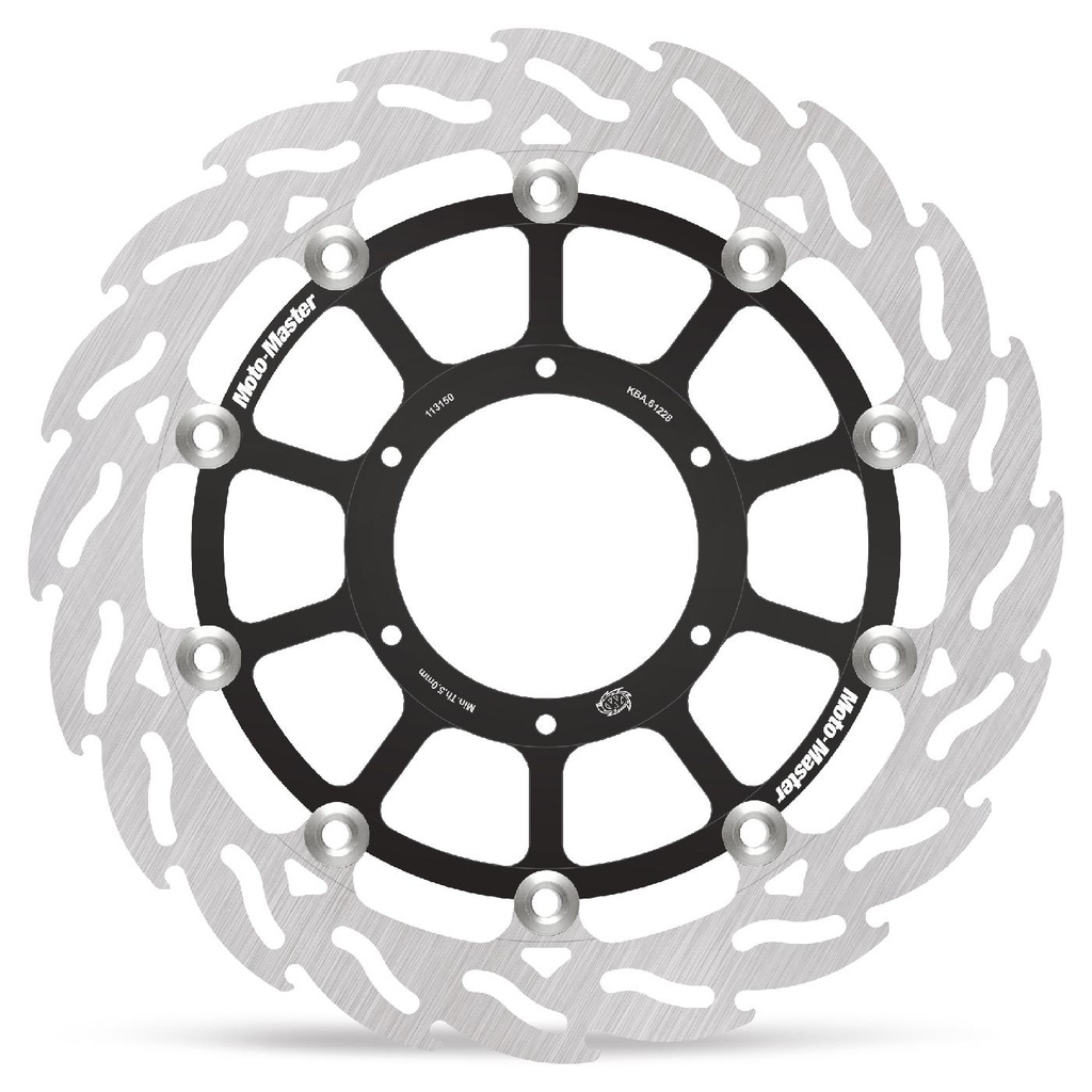 Moto-Master : Racing Flame Road disc | Floating | Front | Right | Honda: VTR 1000 SP1 & SP2