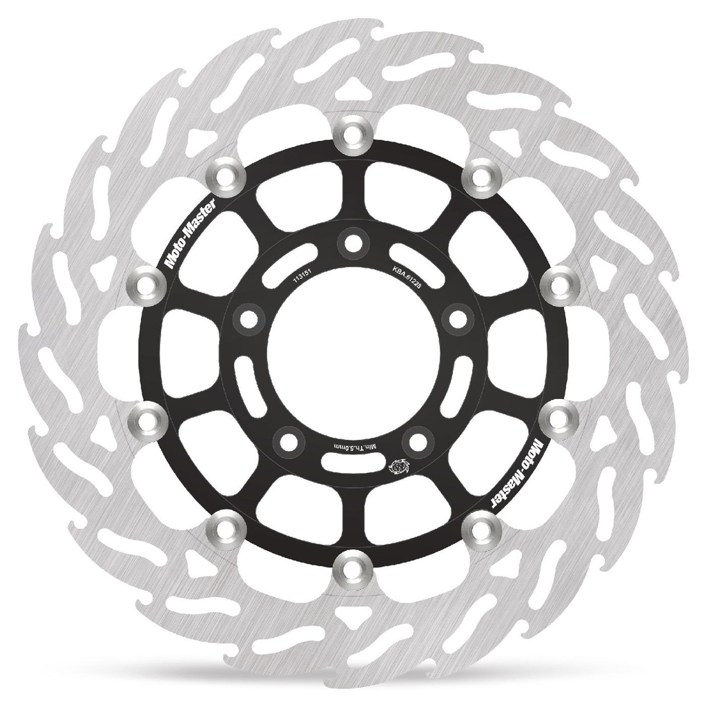 Moto-Master : Racing Flame Road disc | Floating | Front | Left | MV Agusta: F4