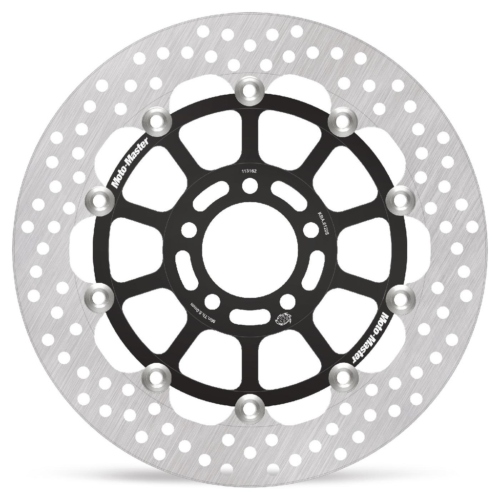 Moto-Master : Racing Halo Road disc | Floating | Front | Kawasaki: ZX-6R, ZR, ZZR, GPZ 1100