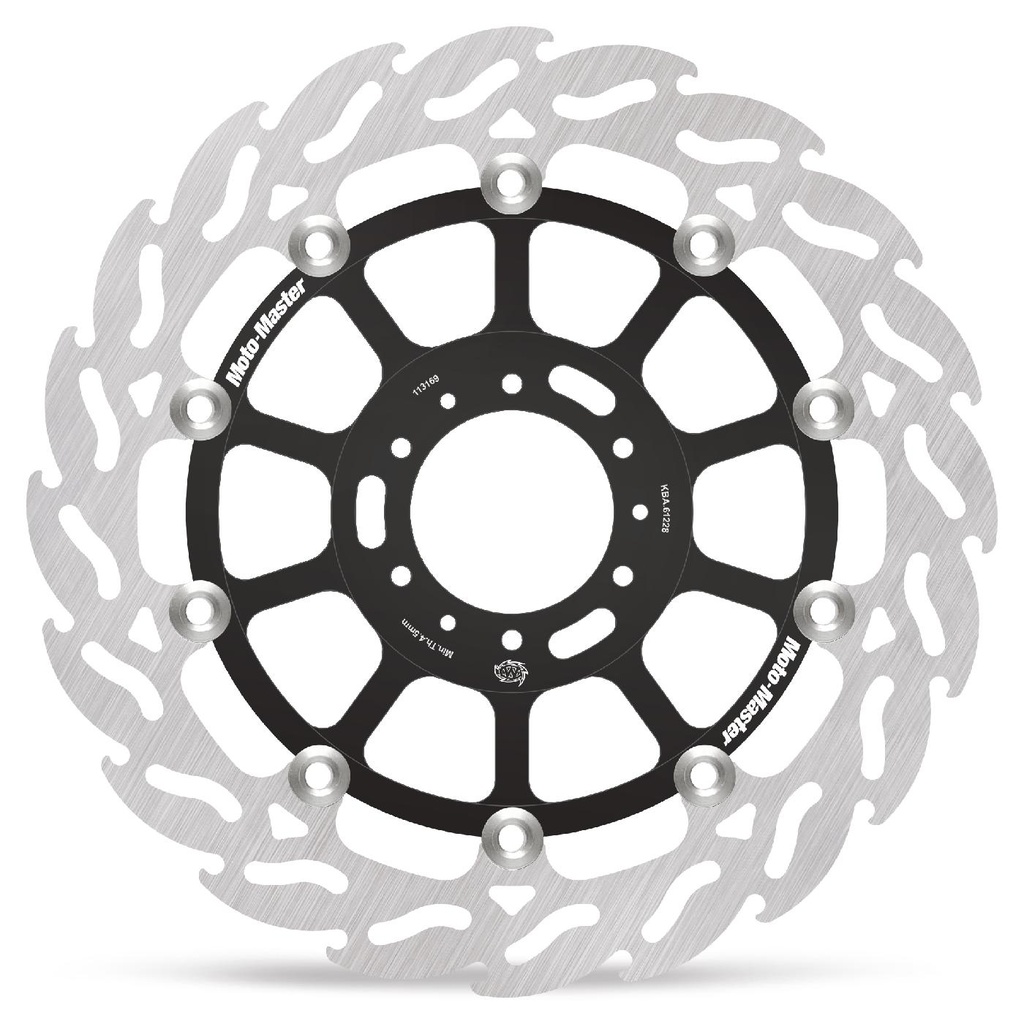 Moto-Master : Flame Road disc | Floating | Front | Left | Honda: VFR 800, XL1000 Varadero ABS