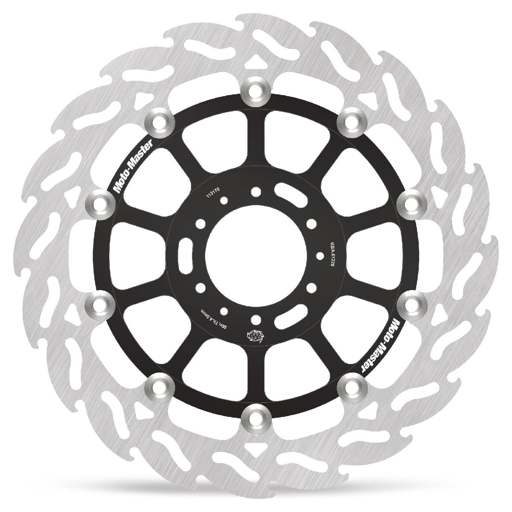 Moto-Master : Flame Road disc | Floating | Front | Right | Honda: VFR 800, XL1000 Varadero ABS