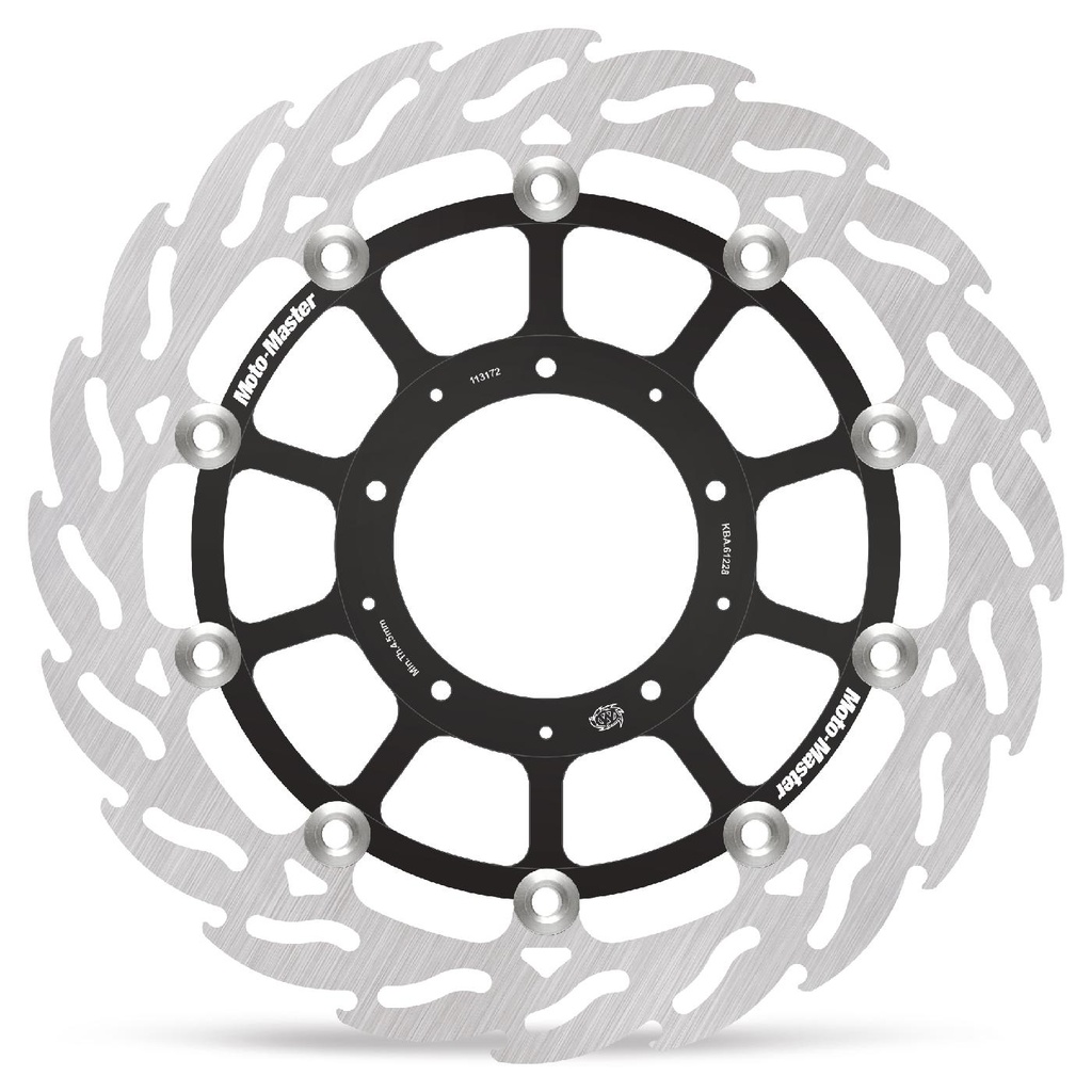 Moto-Master : Flame Road disc | Floating | Front | Left | Honda: VFR1200F / DCT / Parking brake