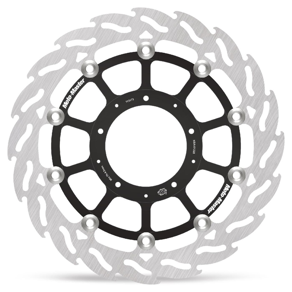 Moto-Master : Flame Road disc | Floating | Front | Right | Honda: VFR1200F / DCT / Parking brake