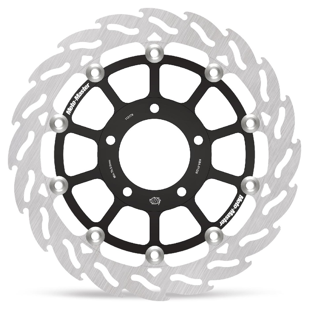 Moto-Master : Racing Flame Road disc | Floating | Front | Right | Triumph: Speed Triple, Tiger 1050, Tiger Sport