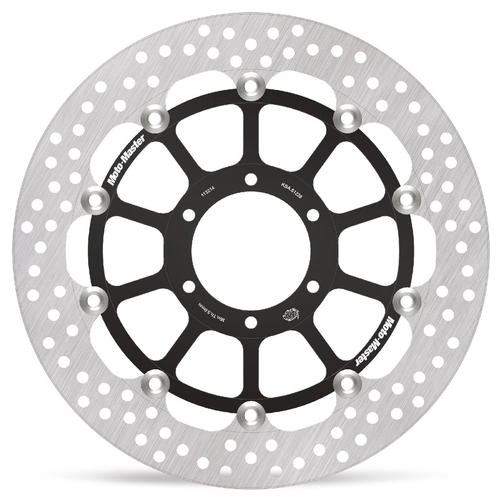 Moto-Master : Racing Halo Road disc | Floating | Front | BMW: S1000RR K67 2019-> HP/Carbon wheel