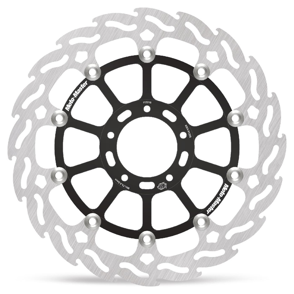 Moto-Master : Flame Road disc | Floating | Front | Right | Ducati: Monster 1200 S/R, Multistrada 1200 , Multistrada 1260