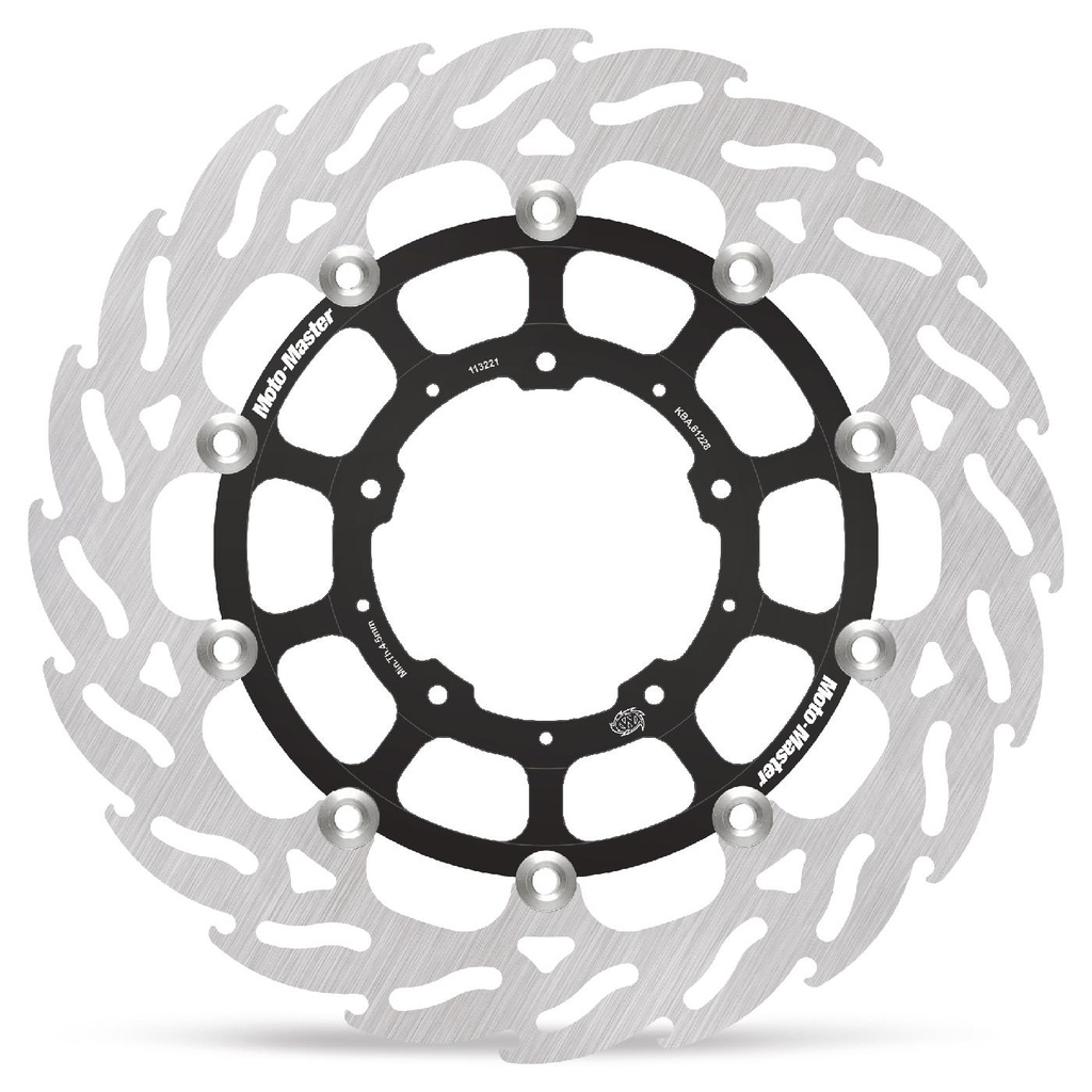 Moto-Master : Flame Road disc | Floating | Front | Left | Honda: CB1000R ABS / CB1000R+ 