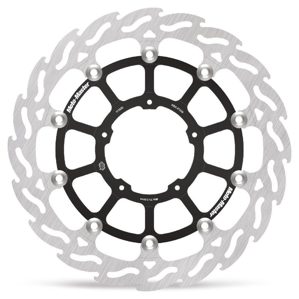 Moto-Master : Racing Flame Road disc | Floating | Front | Left | Honda: CBR1000RR-R Fireblade / Fireblade SP 2020->