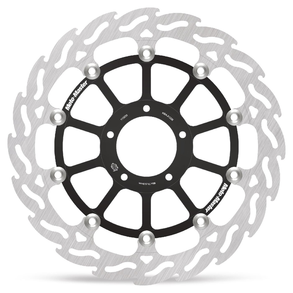 Moto-Master : Racing Flame Road disc | Floating | Front | Left | Ducati: Panigale