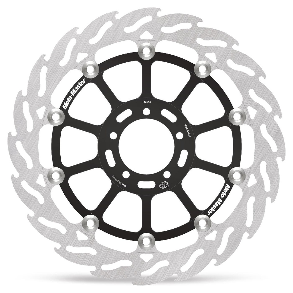 Moto-Master : Racing Flame Road disc | Floating | Front | Left | KTM: 890 SMT