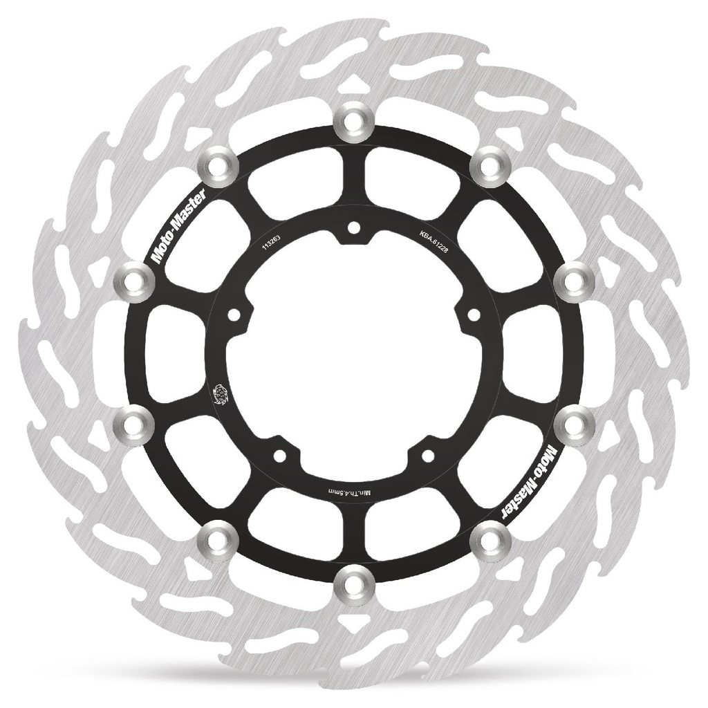 Moto-Master : Flame Road disc | Floating | Front | Left | Honda: GL1800