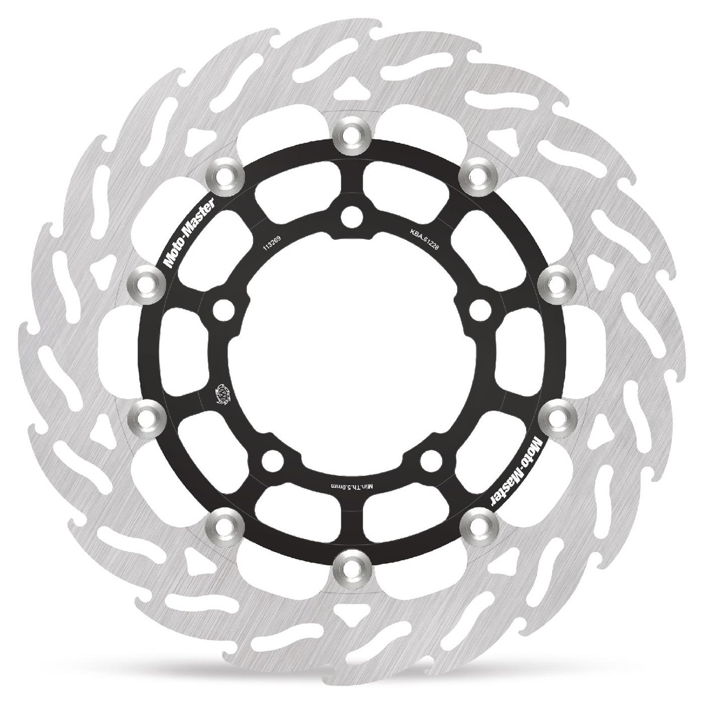 Moto-Master : Racing Flame Road disc | Floating | Front | Left | Honda: CBR 650R