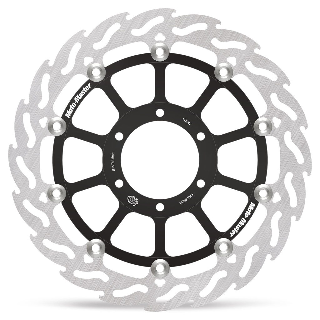 Moto-Master : Flame Road disc | Floating | Front | Left | BMW: R1300GS Forged Enduro wheel