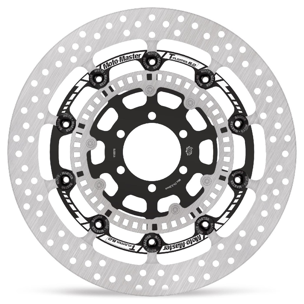 Moto-Master: Halo T-floater disc | Floating | Front | Left | Ø320x6.0x34.0mm | BMW: HP4