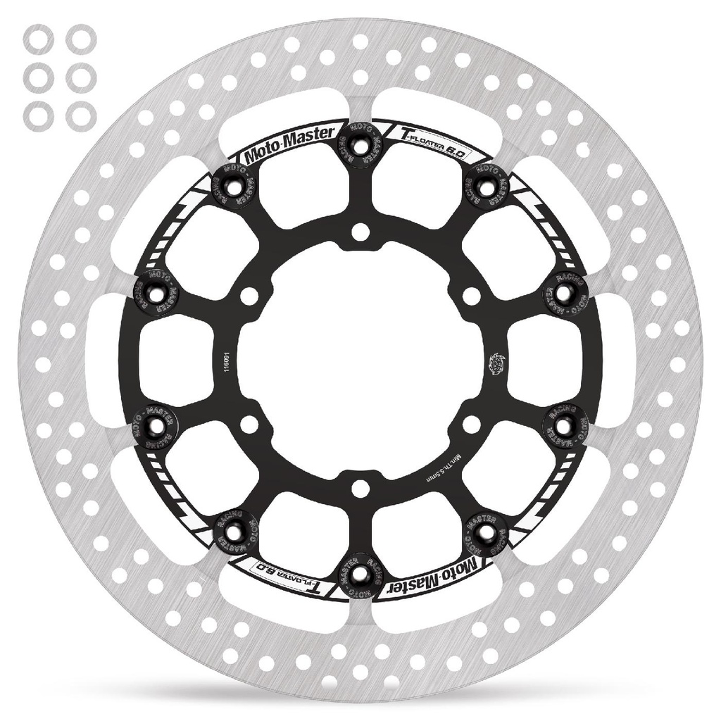Moto-Master : Halo T-floater disc | Floating | Front | Ø320x6.0x31.0mm | Suzuki: GSXR 1000/R 2017->