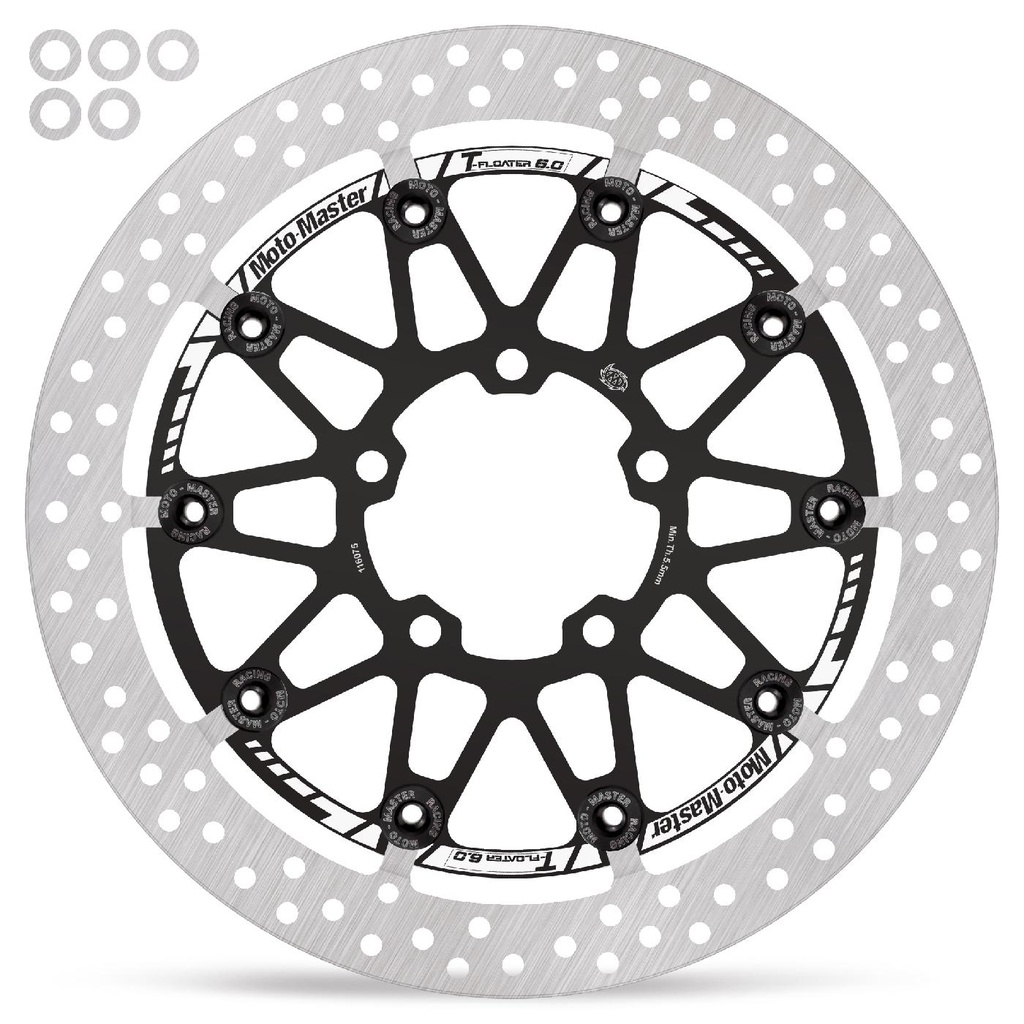 Moto-Master : Halo T-floater disc | Floating | Front | Ø330x6.0x32.0mm | Kawasaki: ZX10R 2016->