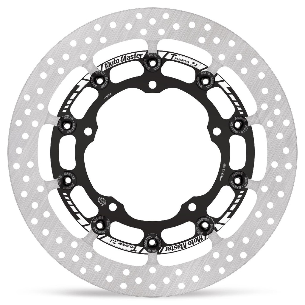 Moto-Master : Halo T-floater disc | Floating | Front | Ø321x7.1x33.0mm | Yamaha: R1