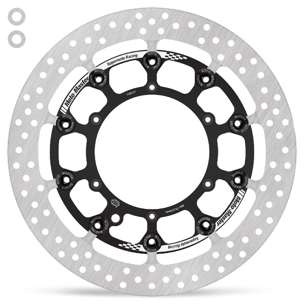 Supermoto Racing front disc KTM, HVA FS450 + spacer (T-floater HALO Ø320x5.5x34mm)