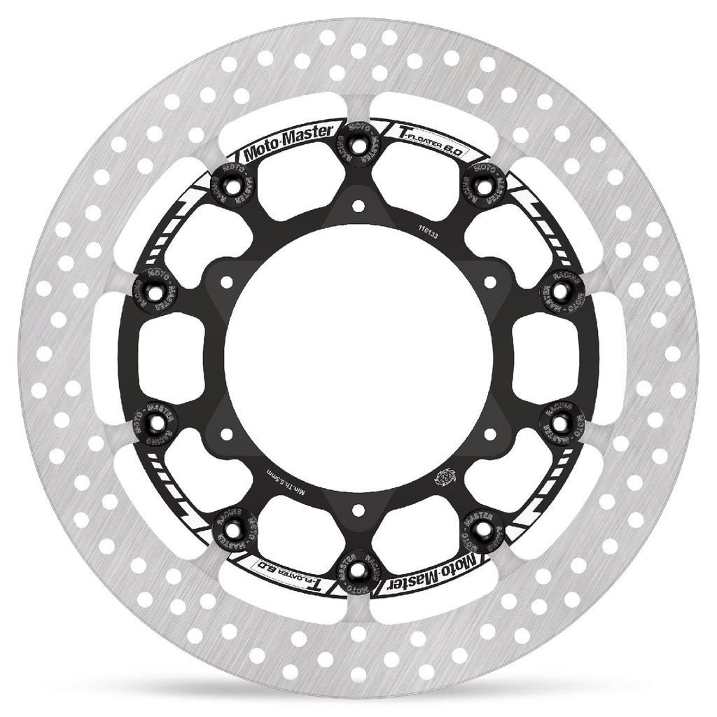 Moto-Master : Halo T-floater disc | Floating | Front | Ø320x5.5x33.6mm | KTM: 690 SMC-R, Husqvarna: 701 Svartpilen, Vitpilen