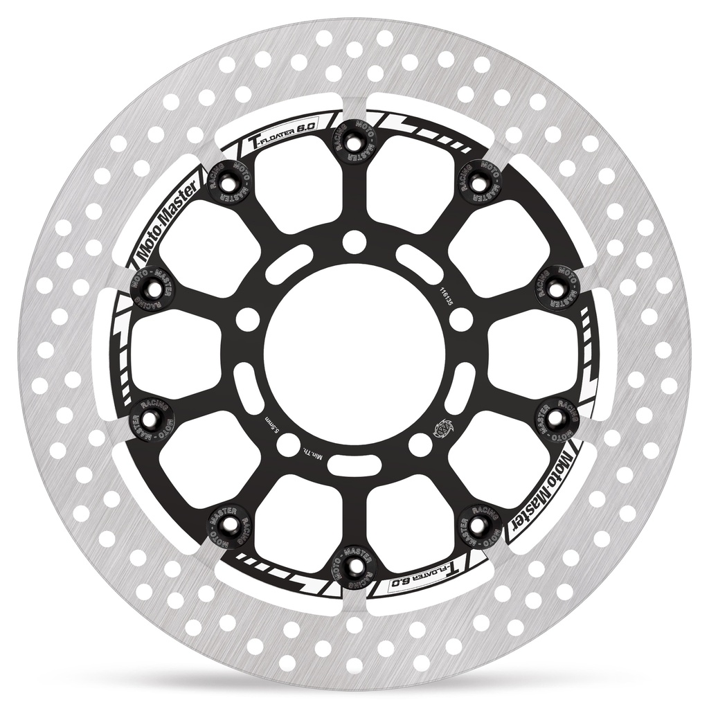 Moto-Master : Halo T-floater disc | Floating | Front | Ø320x6.0x34.0mm | BMW: HP4