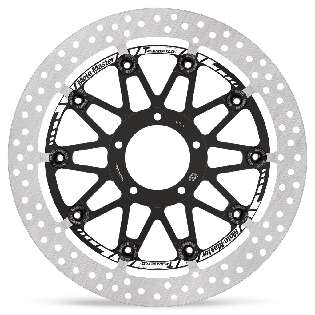 Moto-Master : Halo T-floater disc | Floating | Front | Ø330x6.0x32.0mm | Ducati