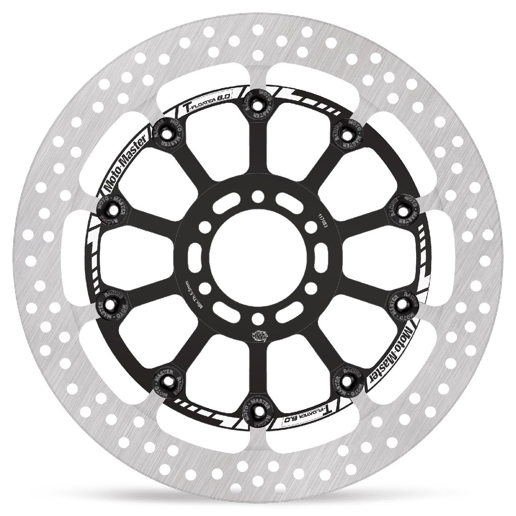 Moto-Master : Halo T-floater disc | Floating | Front | Ø320x6.0x31.0mm | BMW: S1000RR carbon wheel