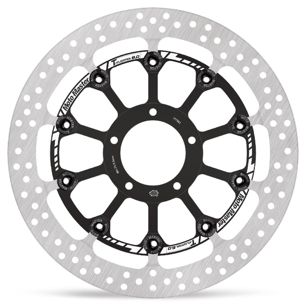 Moto-Master : Halo T-floater disc | Floating | Front | Ø320x6.0x31.0mm | Ducati