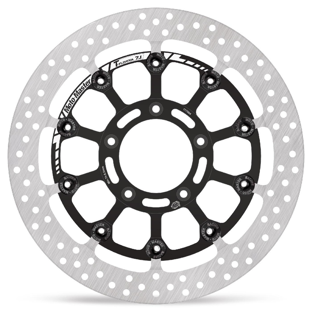 Moto-Master : Halo T-floater disc | Floating | Front | Ø320x7.1x30.0mm | MV Agusta: F4
