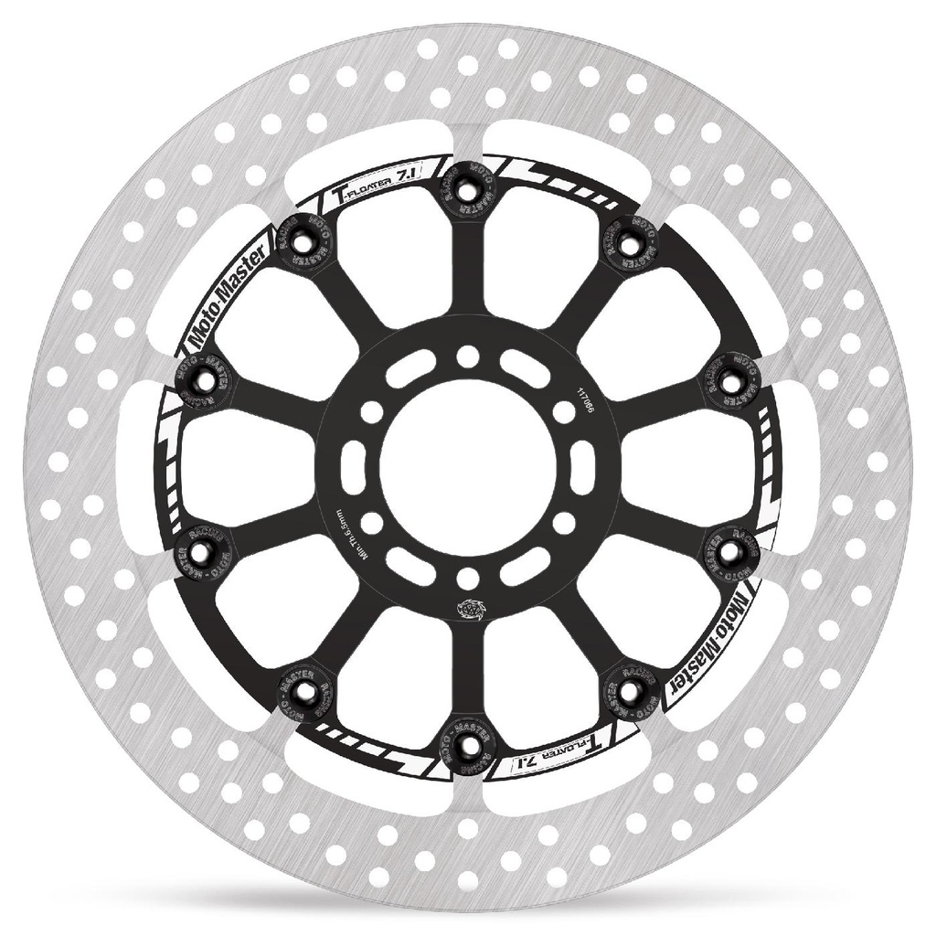 Moto-Master : Halo T-floater disc | Floating | Front | Ø320x7.1x30.0mm | BMW: HP4 Race
