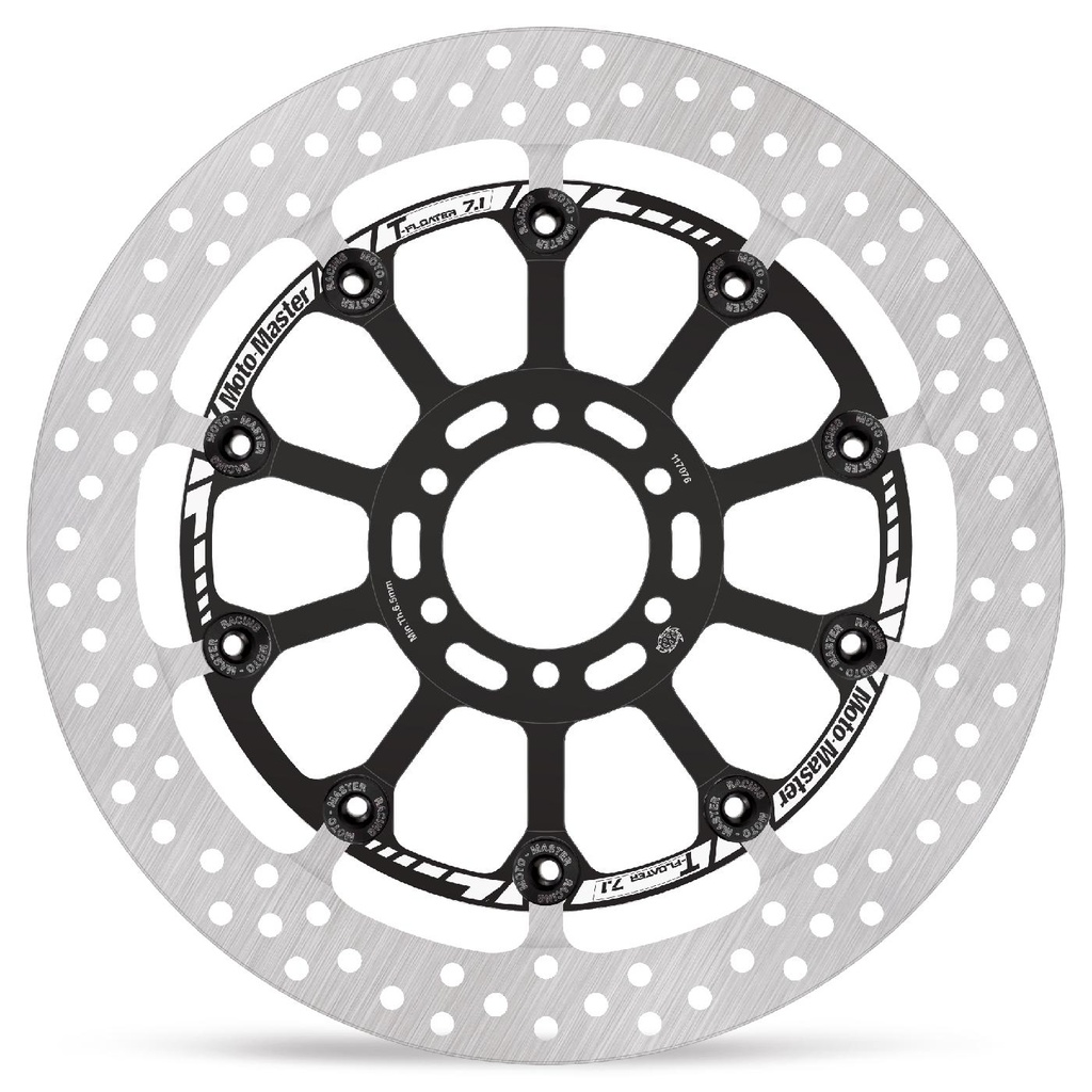 Moto-Master : Halo T-floater disc | Floating | Front | Ø320x7.1x30.0mm | Aprilia,KTM: RSV4, RC8