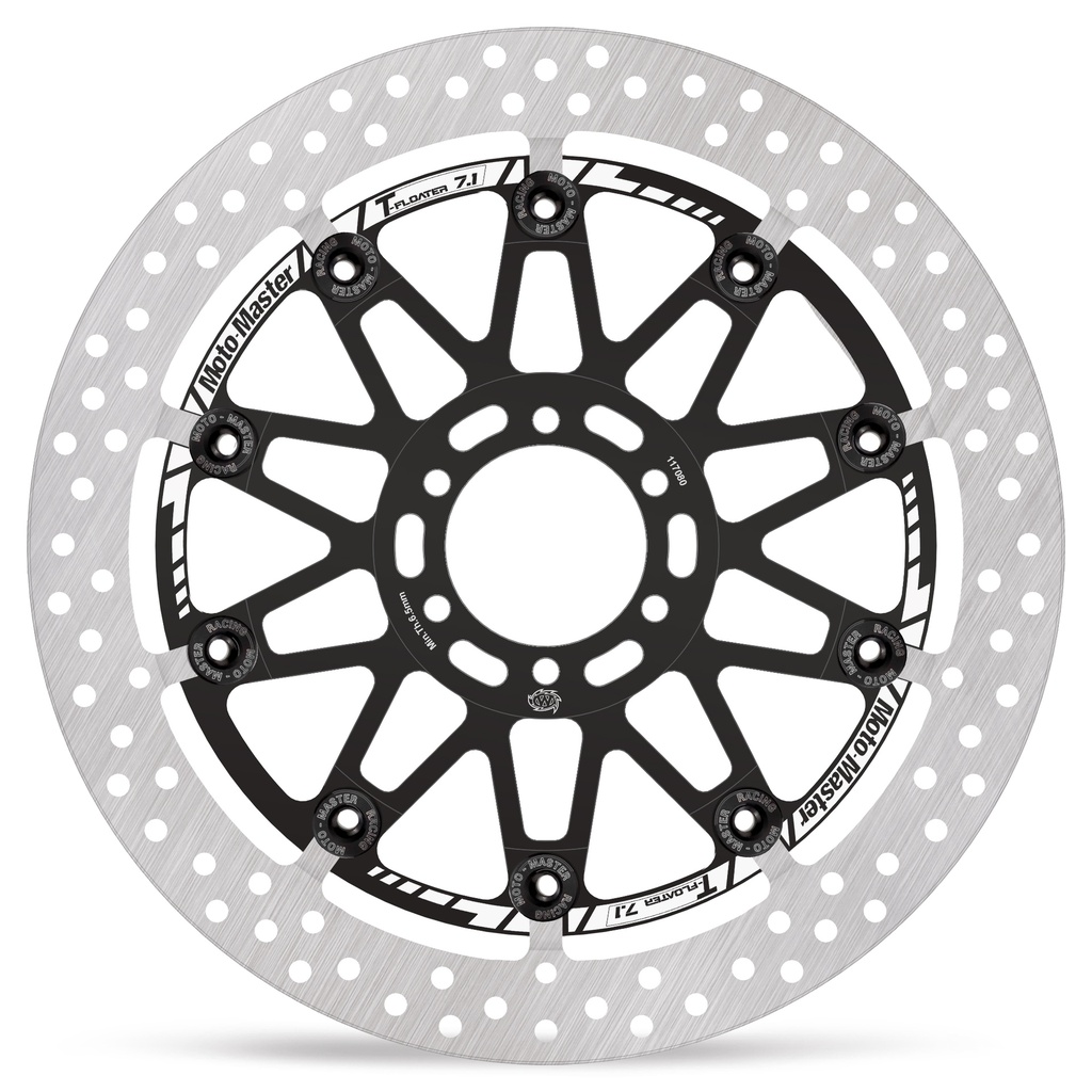 Moto-Master : Halo T-floater disc | Floating | Front | Ø330x7.1x32.0mm | Aprilia RSV4, Tuono V4