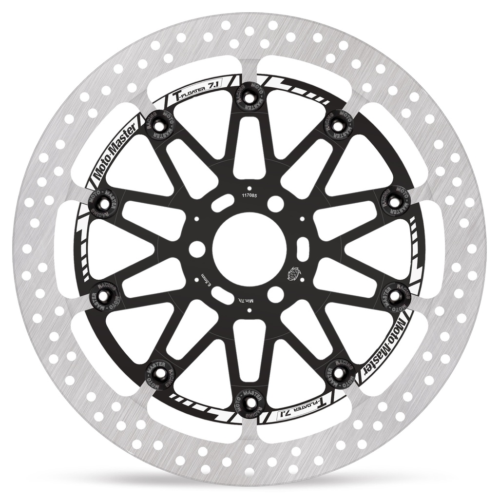 Moto-Master : Halo T-floater disc | Floating | Front | Ø335x7.1x29.0mm | BMW: WSBK Brembo caliper