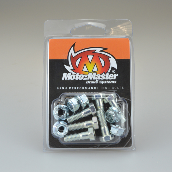 Moto-Master :  Set of bolts M6x19 hexagon head + M6 steel locking nut (6pcs)