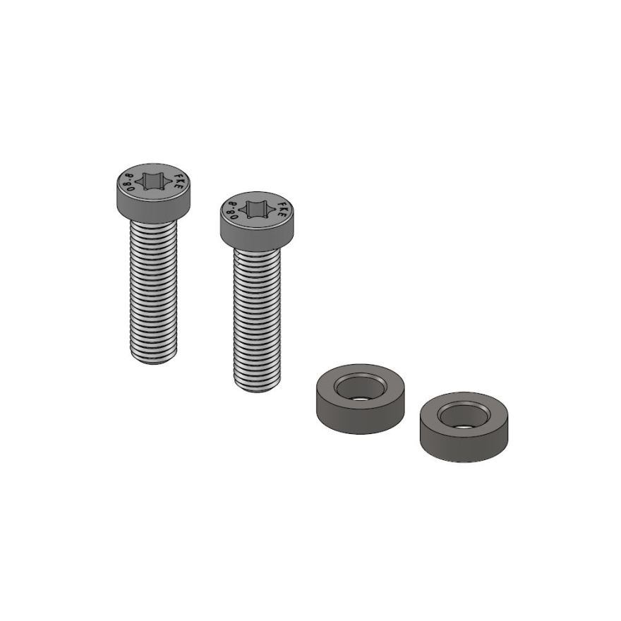 Oversize spacer adapter rear KTM: SX85, Husqvarna: TC85